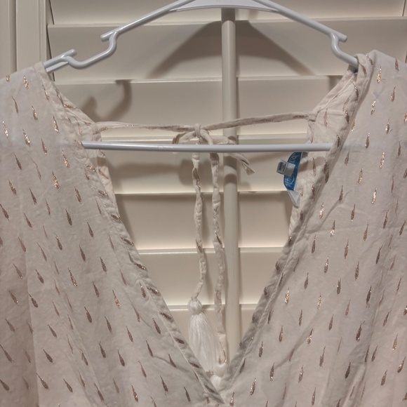 Blue Island cover up size s white gold - Picture 3 of 9